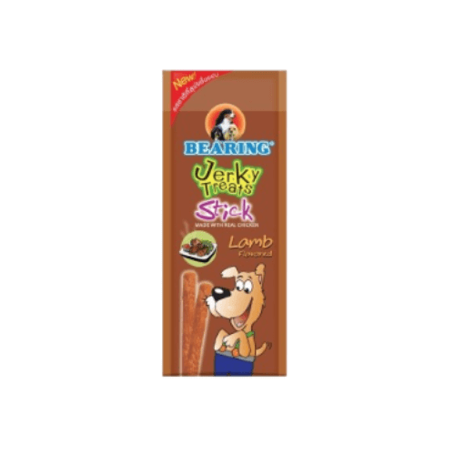 ขนมสุนัข BEARING เนื้อไก่อัดแท่ง สูตร JERKY TREATS SOFT SNACK รสเนื้อแกะ ขนาด 50G_1